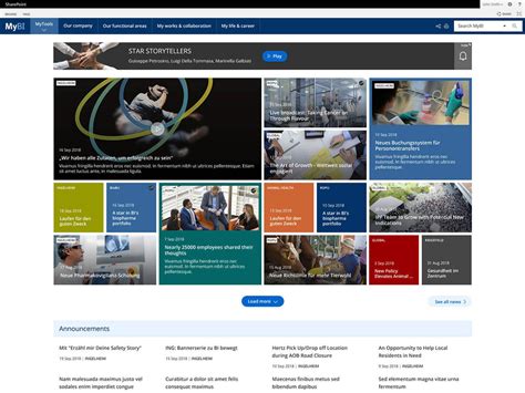 riverside intranet home page.